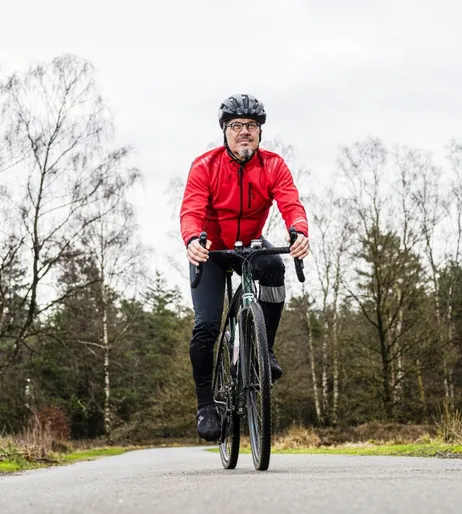 Fietser liggend omgeving 5