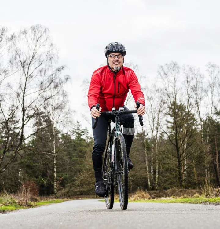 Fietser liggend omgeving 5